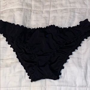 Target black ruffle bikini bottoms XL